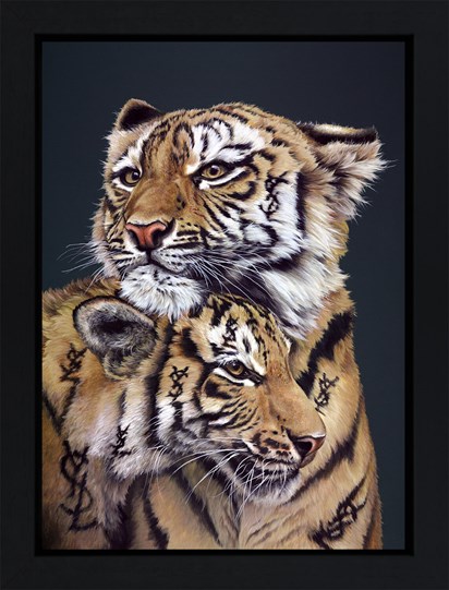 Young Sweet Love by Hayley Goodhead - Framed Limited Edition Box Canvas
